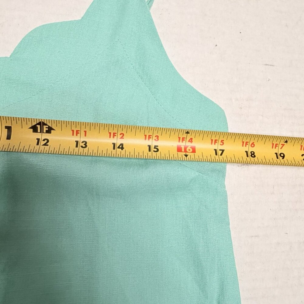 143 Story by Line Up Womens Small Green Cami Top Blouse Fairy Y2K Whimsy Scallop - Picture 4 of 8